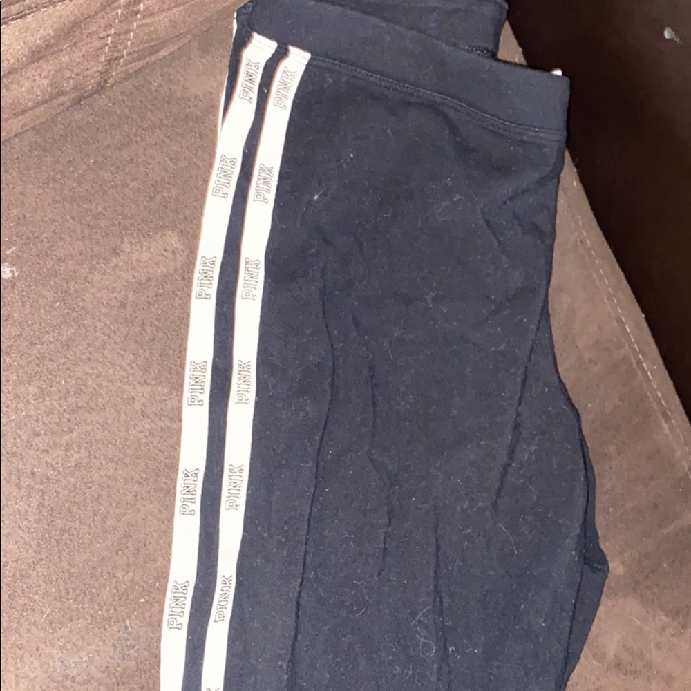 Pink logo leggings